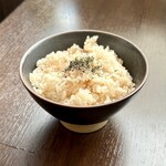 バルバルキッチンアメリ - 毎度お馴染みふりかけ色付きごはん