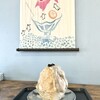 青山商店 - 黒ごまとくりのハーフ＆ハーフ(中サイズ、スペシャルかき氷)