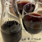 ラ・ベットラ・ダ・オチアイ - ハウスワインのカラフェ500ml2090円