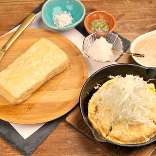 「ポーク玉子」と「県産黄金卵の出汁巻」もオススメ！