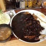 馬場南海 - カツカレールー大盛りのライス大盛り