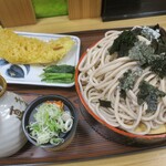 青葉 直利庵 - 天大ざる（￥1,550)