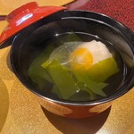 日本料理　たけむら - 海老真丈、若布