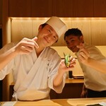 鮨 由う - プリン巻を作ってくれました！