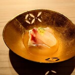 鮨 由う - ハタとシマアジのお造り