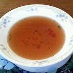 Aruzasu - ハンバーグ　コンソメスープ