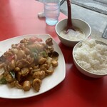 中華飯店 - 腰果鶏丁ランチ