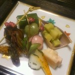 魚竹 - ４月コース　八寸。　美味。