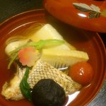 魚竹 - 特別コース　鯛の出汁とにゅうめん、筍が絶品！！