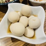 酒と飯 トリイチ - うずらのたまご漬け