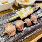 酒と飯 トリイチ - 砂肝とささみ山葵