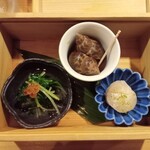 どんつき左 - 突き出し