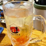 海鮮炉端 釧路っ子 - 夕日ハイボール