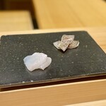 鮨処 やまと - 刺身：ひらめ／エボダイ