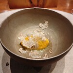 草片 - Amuse　白トリュフ　カボチャ　ニョッキ