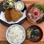 みぃたんラーメン - アジフライ定食