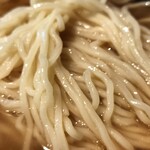 中華蕎麦 金魚 - 麺アップ
