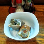 小料理かずよ - この日のツブ貝は特大サイズ