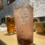 南九州畜産卸売市場 なんちく - 梅サワー