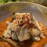 南九州畜産卸売市場 なんちく - 上ミノ炭火焼き韓国酢味噌