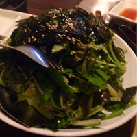SATOブリアン 本店 - 白ごまと海苔のサラダ