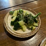 ホルモン焼き 夏冬 - たたききゅうり