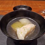 傳 - [2024年8月 訪問]椀物。冬瓜と何の魚だったかな？ハタだったような。