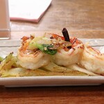 大八 - 海老とセロリのオイル焼