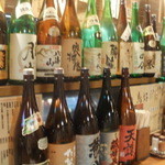 鳥好 - １升瓶のバリア