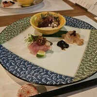 渋谷 三心 - お刺身3種
