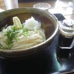 手打うどん長兵衛 - 生醤油うどん（冷）大盛り