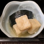 和食 八木や - 凍み豆腐と茄子の煮びたし