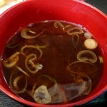 割烹酒場 楽do - 味噌汁