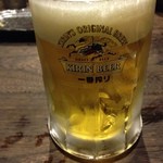 豚小家 - 2014/3/30　〆のビール。。