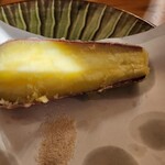 蕎麦料理 すみや - サツマイモ１本天ぷら　断面