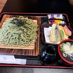 レストラン 川かぜ - ★ざる真麻うどん（天ぷら付き・900円税込）大盛（100円税込）★