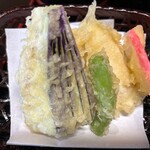 レストラン 川かぜ - ★ざる真麻うどん（天ぷら付き・900円税込）大盛（100円税込）★