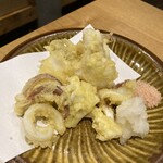 呼子活イカ 博多巻き串 燈 - 