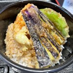 レストラン 川かぜ - ★真麻うどん天どんセット（冷・800円税込）大盛（100円税込）★