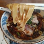 中華そば 鴨福 - 麺リフト ♪