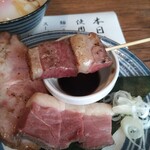 中華そば 鴨福 - 鴨の串焼き ♪