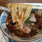 中華そば 鴨福 - 麺リフト ♪