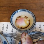 中華そば 鴨福 - 温泉卵 ♪