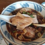 中華そば 鴨福 - 鴨ワンタン ♪