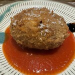 イワナガ食堂 - 宮崎牛100％メンチカツ