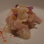 ライラ - 2.活〆平目とエシャロットのセビーチェ 2014.4.2x