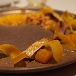 ライラ - 5.かぼすで〆た大分産の鯖と2種のチーズの黄金皿 2014.4.2x