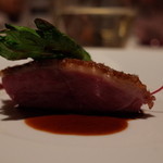 ライラ - 8.フランス産最高級シャラン鴨の胸肉のソテーと白菜の芽 2014.4.2x