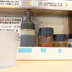 顎で喰らえ - 卓上調味料