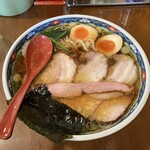 手打中華 特札堂 - チャーシュー雲呑麺➕玉子